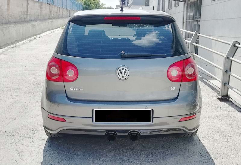 UNDER BUMPER VW GOLF 5 V 2003-2008 REAR DIFFUSER LOOK R32 ABS