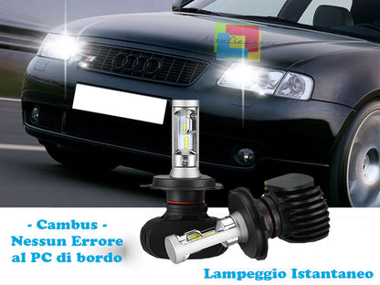 LAMPADE ABBAGLIANTI LAMPEGGIO ISTANTANEO LED AUDI A3 8L 1996-2003 CREE