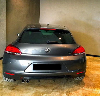 VW SCIROCCO 2008-2014 REAR DIFFUSER UNDER BUMPER RLINE LOOK IN ABS