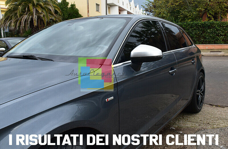 AUDI A3 8V 2012 IN POI COPERTURE CALOTTE SPECCHIETTI / SPECCHI SATINATO SLINE AUTOELEGANCERICAMBI