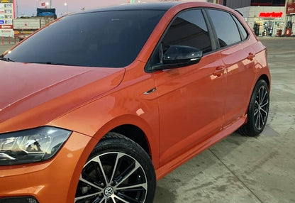 SIDE SKIRTS UNDER DOOR VW POLO MK6 AW1 DESIGN RLINE IN ABS 0035