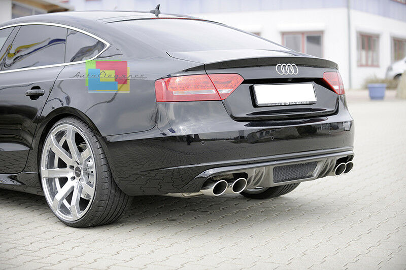 AUDI A5 COUPE 2007-2011 EXTRACTOR REAR BUMPER DIFFUSER / S5 LOOK