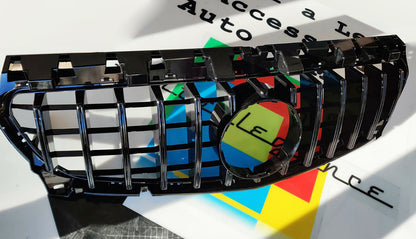 GRIGLIA ANTERIORE MERCEDES CLA W117 2013-2018 MASCHERINA NERA AMG PANAMERICANA