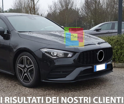 MERCEDES CLA W118 2019+ GRIGLIA ANTERIORE AMG PANAMERICANA PROFILI NERI