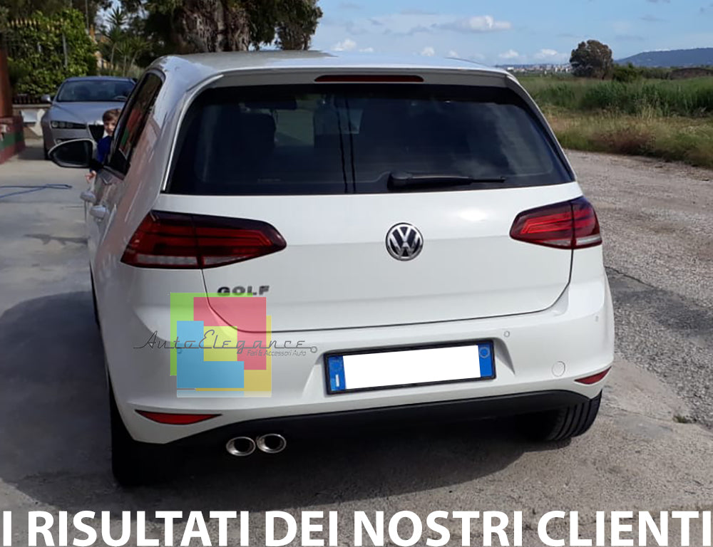 SPOILER TETTO VW GOLF 7 2012 AL 2017 SUL LUNOTTO POSTERIORE GTI 3 PEZZI .-