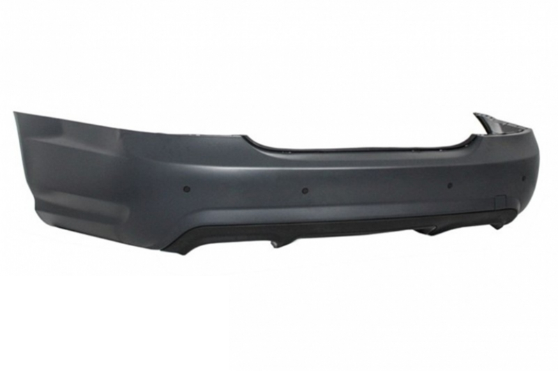 PARAURTI POSTERIORE A-DESIGN Mercedes CLASSE S W221 05-11 CON TERMINALI CROMATI IN ACCIAIO INOX
