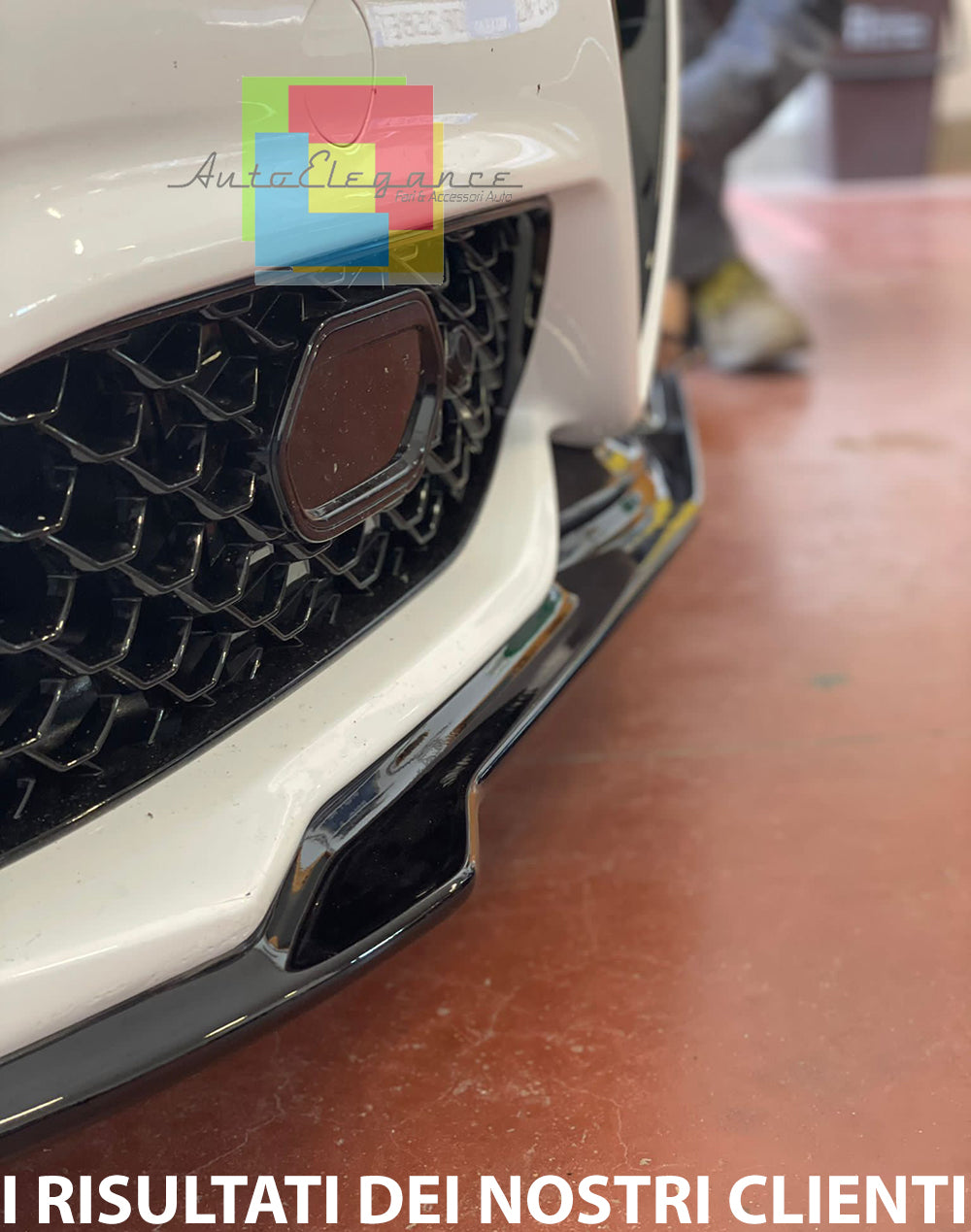 ALFA ROMEO GIULIA SPLITTER PARAURTI ANTERIORE LAMA SPOILER AUTOELEGANCERICAMBI