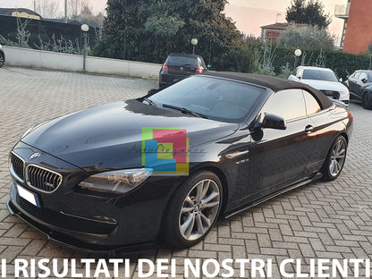 SPOILER SPLITTER UNDER SIDE SKIRTS ABS TUNING BMW SERIES 6 E63 E64 GLOSSY BLACK