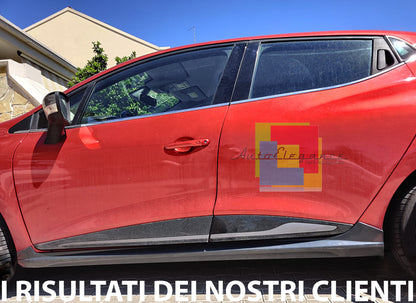 RENAULT CLIO 4 IV 5 DOORS PAIR OF SIDE SKIRTS UNDER DOOR RS DESIGN ABS