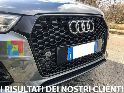 GRIGLIA ANTERIORE AUDI Q3 2016+ CALANDRA RSQ3 BORDO NERO NIDO D'APE