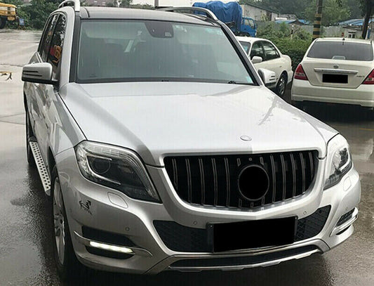 MERCEDES GLK FRONT GRILLE FROM 2013 TO 2016 AMG PANAMERICANA BLACK MASK