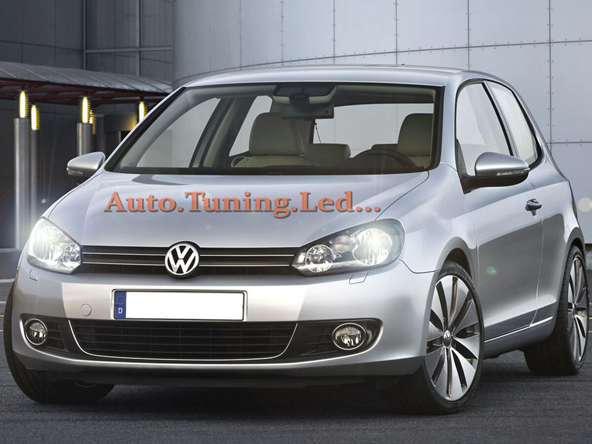 VW GOLF 6 08 - 11 COPPIA LAMPADE H7 BLUE XENON BIANCO ANABBAGLIANTE 55W 12V