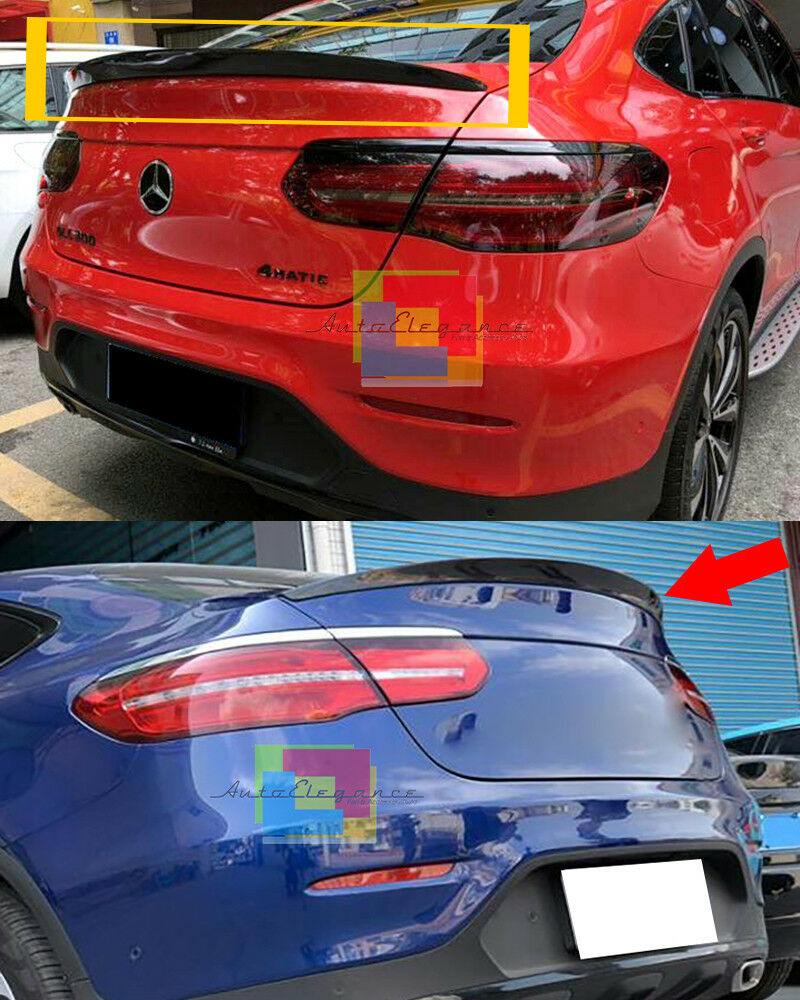 REAR HOOD SPOILER MERCEDES GLC COUPE C253 2015+ TOP QUALITY BLACK
