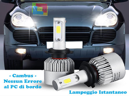 LAMPADE ABBAGLIANTI LED PORSCHE CAYENNE 02-10 ISTANTANEO CREE