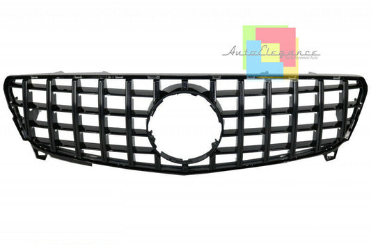 BLACK FRONT GRILLE FOR MERCEDES A-CLASS W176 2015+ AMG GRILLE