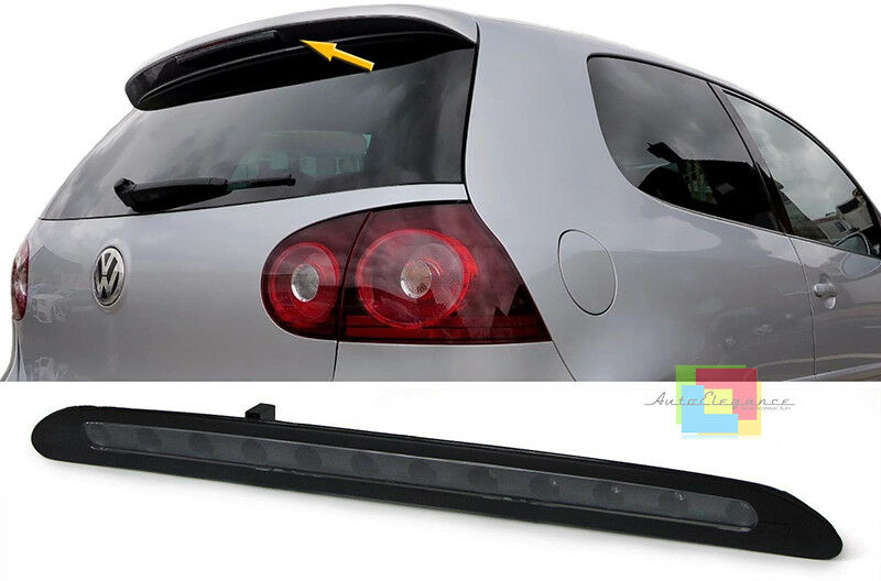 TERZO STOP POSTERIORE VW GOLF 5 2003-2008 LOOK TUNING FUME TECNOLOGIA LED .-