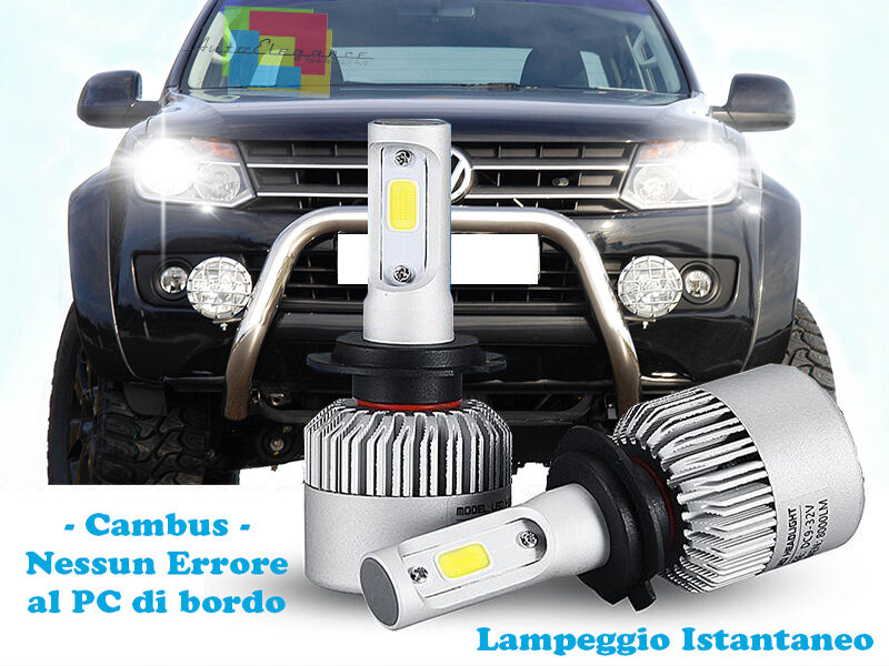 LAMPADE ANABBAGLIANTI LED VW AMAROK 2010+ ISTANTANEO 6000K CREE