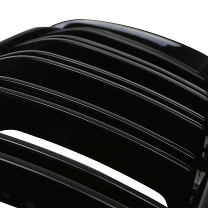 GRIGLIA RENO DOPPIA BARRA NERA LUCIDA PER BMW SERIE 2 F45 F46 GT