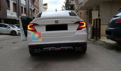 FIAT TIPO HATCHBACK SOTTO PARAURTI POSTERIORE DIFFUSORE QUATTRO TERMINALI ABS -