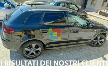 SIDE SKIRTS AUDI A3 8P 2005-2012 SPORTBACK LOOK SLINE UNDER DOOR ABS 