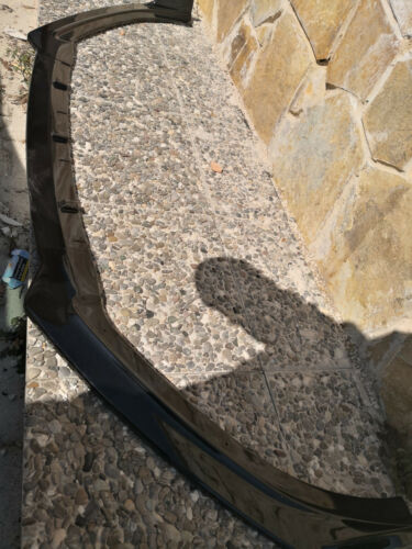 AUDI A6 4G C7 2015-2018 SPOILER SOTTO PARAURTI ANTERIORE LOOK RS6 SPLITTER NERO AUTOELEGANCERICAMBI