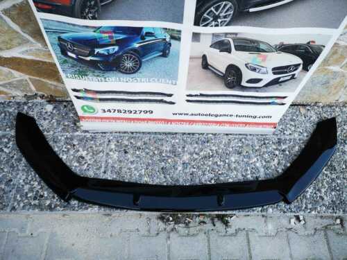 SPOILER SOTTO PARAURTI ANTERIORE LAMA SEAT LEON 5F 2017+ CUPRA FR NERO SPLITTER
