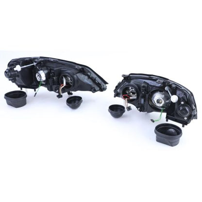 Xenon Headlights D2S H7 Black Right Left for Opel Astra G 97-04