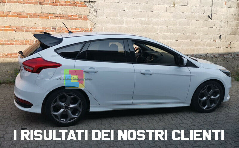 FORD FOCUS III MK3 5 PORTE 2011-2016 SPOILER POSTERIORE SUL TETTO LOOK RS .-.