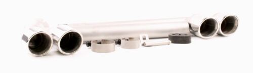 Conversione scarico sportivo 4 tubi look sportivo acciaio inox adatto per BMW F30 F31 da 11 AUTOELEGANCERICAMBI