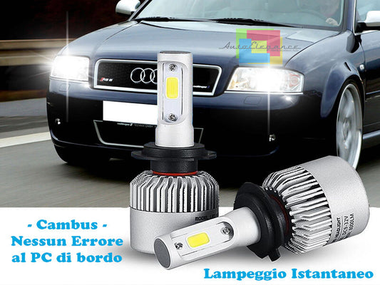 LAMPADE ANABBAGLIANTI LED AUDI A6 B5 C5 ISTANTANEO 6000K