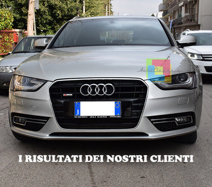 GRIGLIE FENDINEBBIA RS4 DETTAGLI CROMATI NIDO D'APE AUDI A4 B8 2012-2015 LIFT