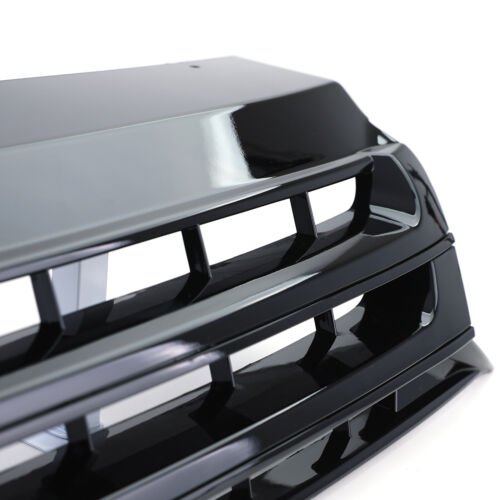 Radiator grille without emblem glossy black for VW Bus T5 Facelift 09-15