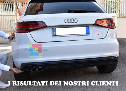 AUDI A3 8V SPORTBACK 2012-2015 SOTTO PARAURTI POSTERIORE DIFFUSORE SLINE -.1 AUTOELEGANCERICAMBI