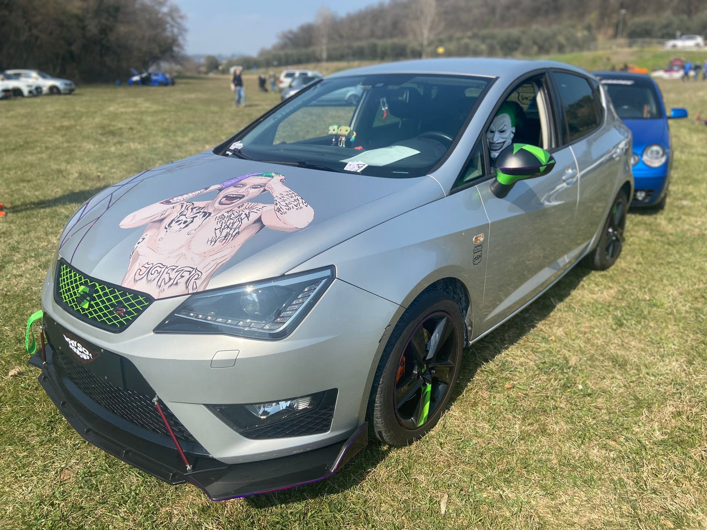 SEAT IBIZA 6J ABS SPLITTER FRONT BUMPER SPOILER