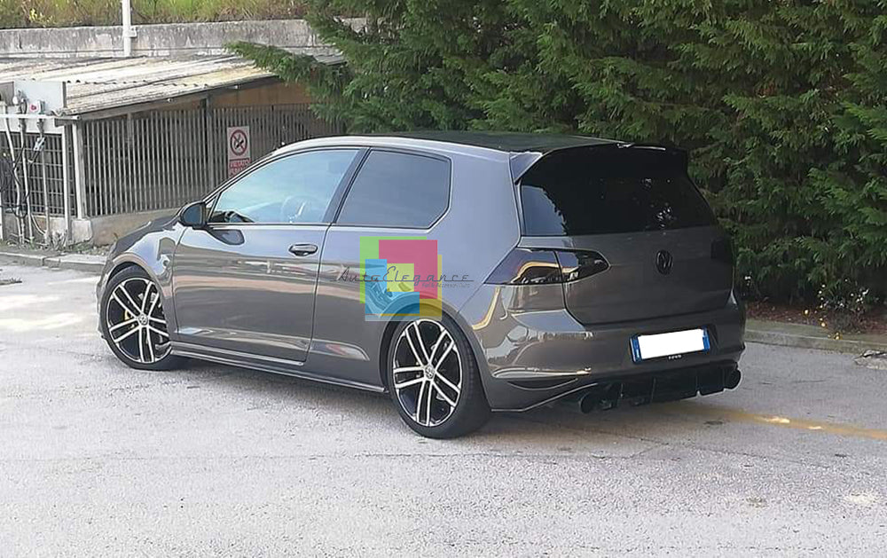 UNDER BUMPER VW GOLF 7 VII GTI FLAPS REAR SPOILER ABS SPORT LOOK