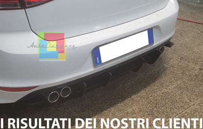 VW GOLF 7 VII FLAPS SOTTO POSTERIORE SOTTO PARAURTI R IN ABS SPOILER SPLITTER