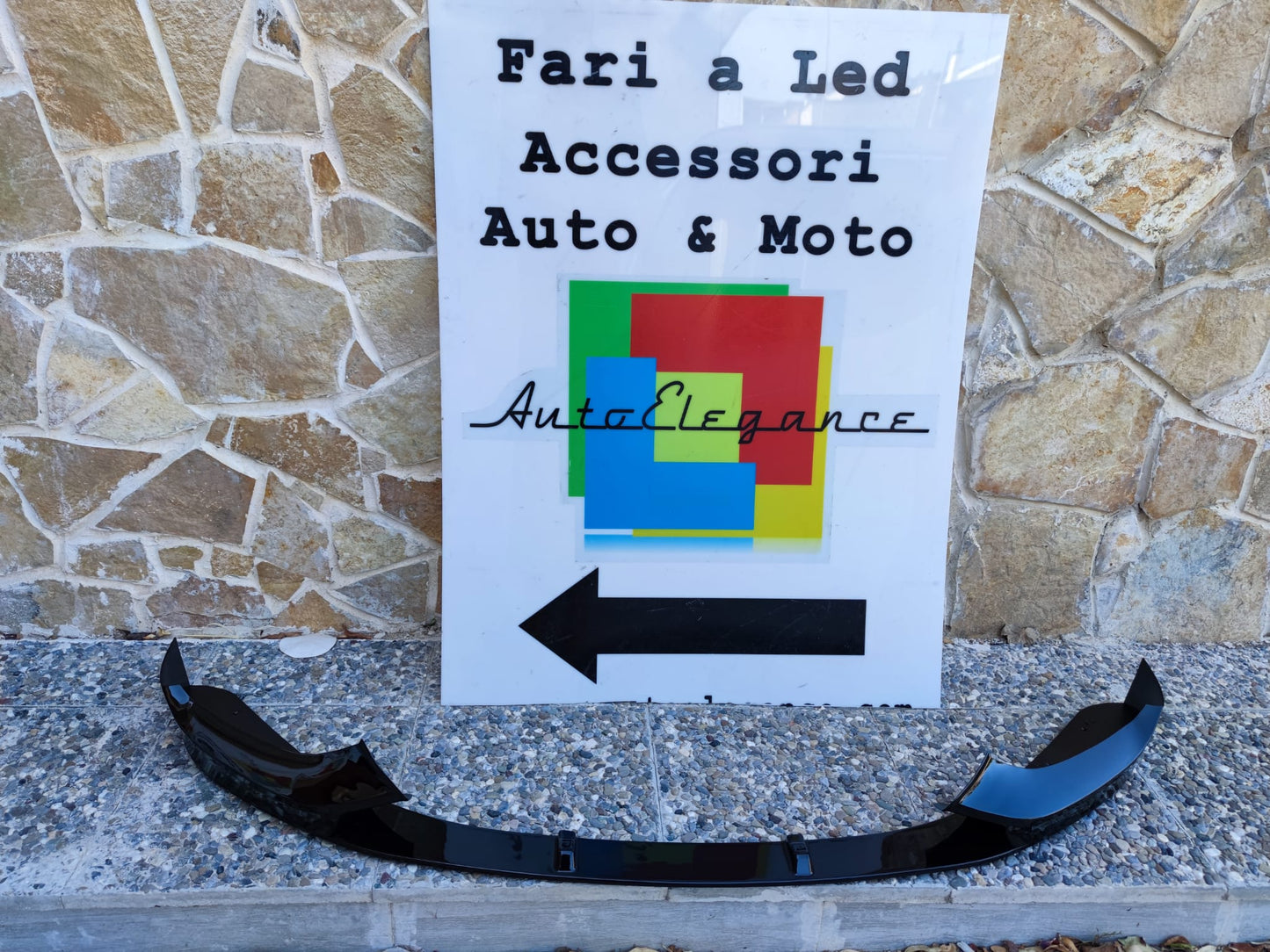 BMW SERIE 1 F20 F21 2015-2019 SPOILER ANTERIORE M SPORT SOTTO PARAURTI ABS AUTOELEGANCERICAMBI