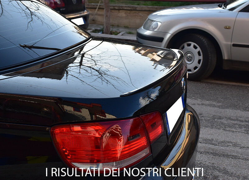 BMW SERIE 3 E92 E93 COUPE CABRIO 06-11 SPOILER POSTERIORE SUL COFANO LOOK M3 AUTOELEGANCERICAMBI