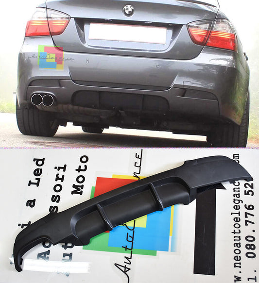 DIFFUSORE POSTERIORE SOTTO PARAURTI PER BMW SERIE 3 E90 E91 2004-2012