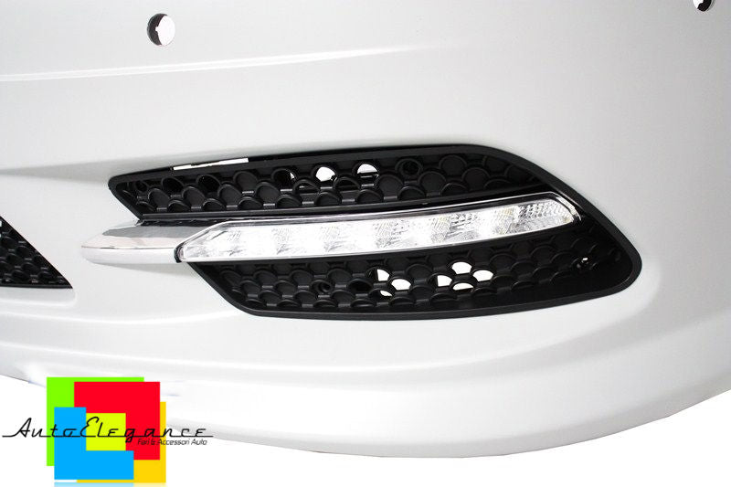 PARAURTI ANTERIORE AMG LIFT CON DIURNE LED PER MERCEDES C W204 S204 2007-2014