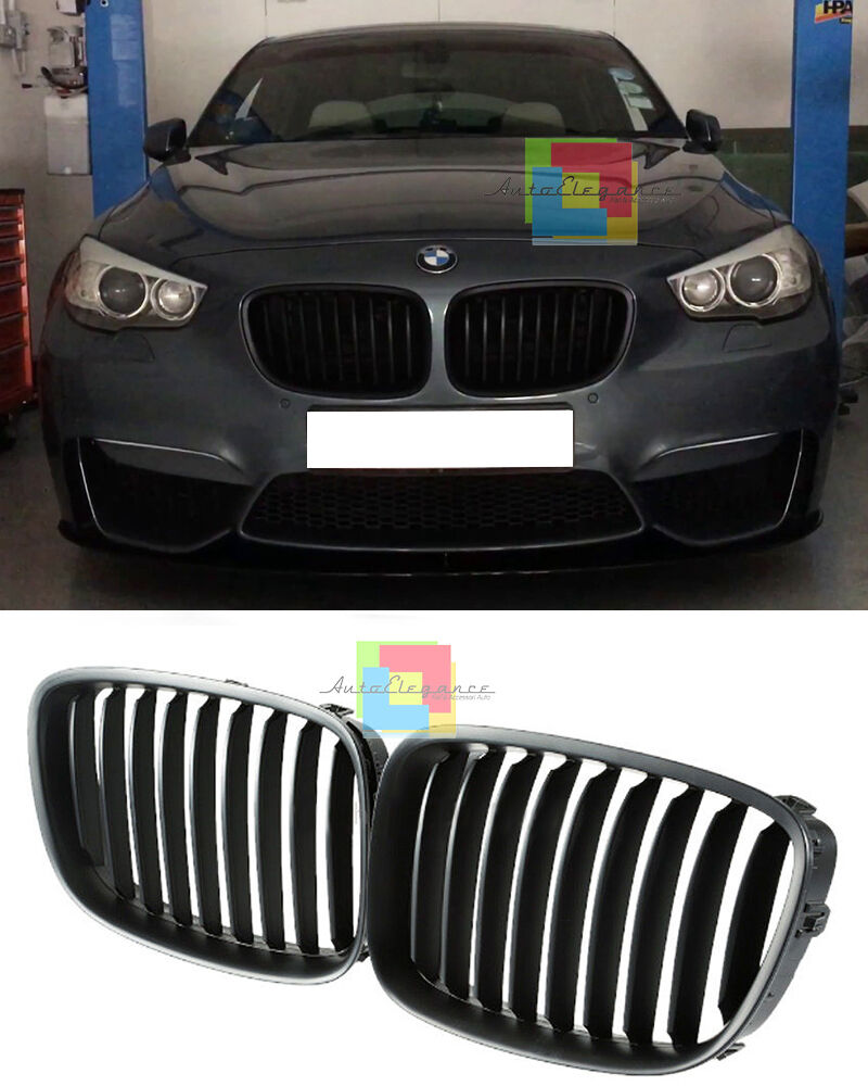 GRIGLIA ANTERIORE NERA - BMW SERIE 5 GT F07 2009 IN POI CALANDRA LOOK M