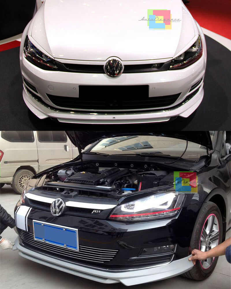SPOILER ANTERIORE SOTTO PARAURTI SPORTIVO ABT VW GOLF 7 2012 IN POI .-