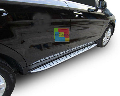 SIDE STEPS MERCEDES W166 ML 2011-2015 ALUMINUM / ABS SIDE STEPS