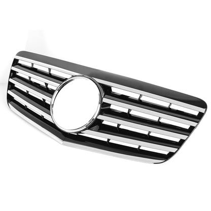 MERCEDES E-CLASS W211 2006-2009 FACELIFT FRONT GRILLE AMG BLACK / CHROME