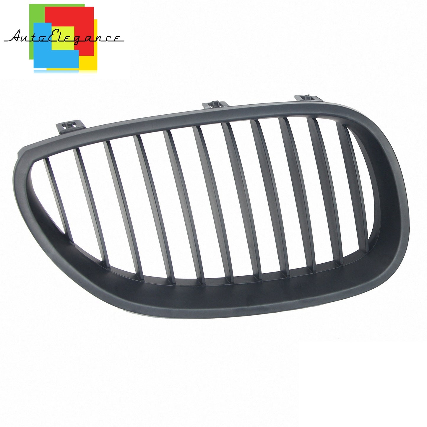 5 SERIES E60 E61 MUSTACHE GRILLE MATT BLACK LOOK SINGLE KIDNEY NEWS