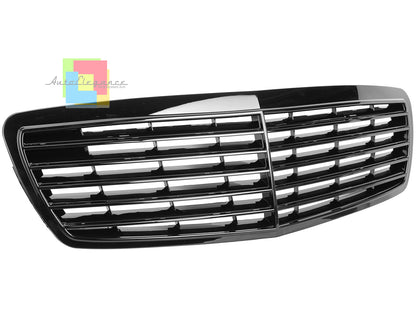 MERCEDES E-CLASS W211 2003-2006 BLACK FRONT GRILLE AMG