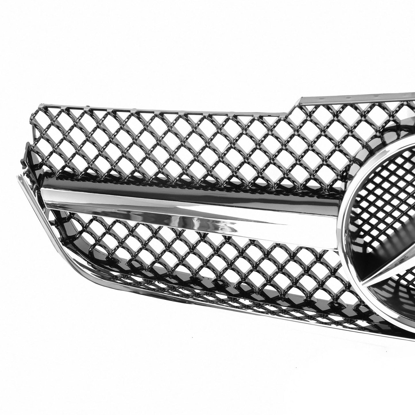 MERCEDES CLASSE E W207 2009-2012 GRIGLIA ANTERIORE AMG PROFILO CROMATO