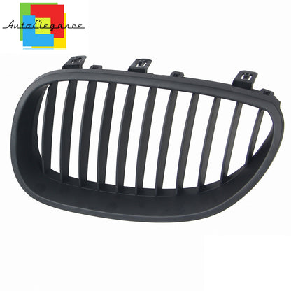 5 SERIES E60 E61 MUSTACHE GRILLE MATT BLACK LOOK SINGLE KIDNEY NEWS