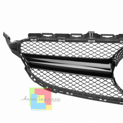 MERCEDES CLASSE C W205 S205 2014-2018 GRIGLIA ANTERIORE AMG PROFILO NERO
