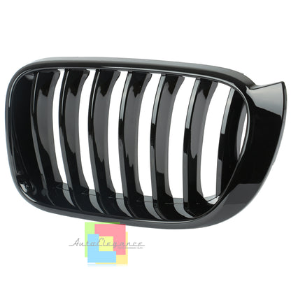 BMW X4 F26 X3 F25 2014+ GRIGLIE ANTERIORI NERE DESIGN M AUTOELEGANCERICAMBI